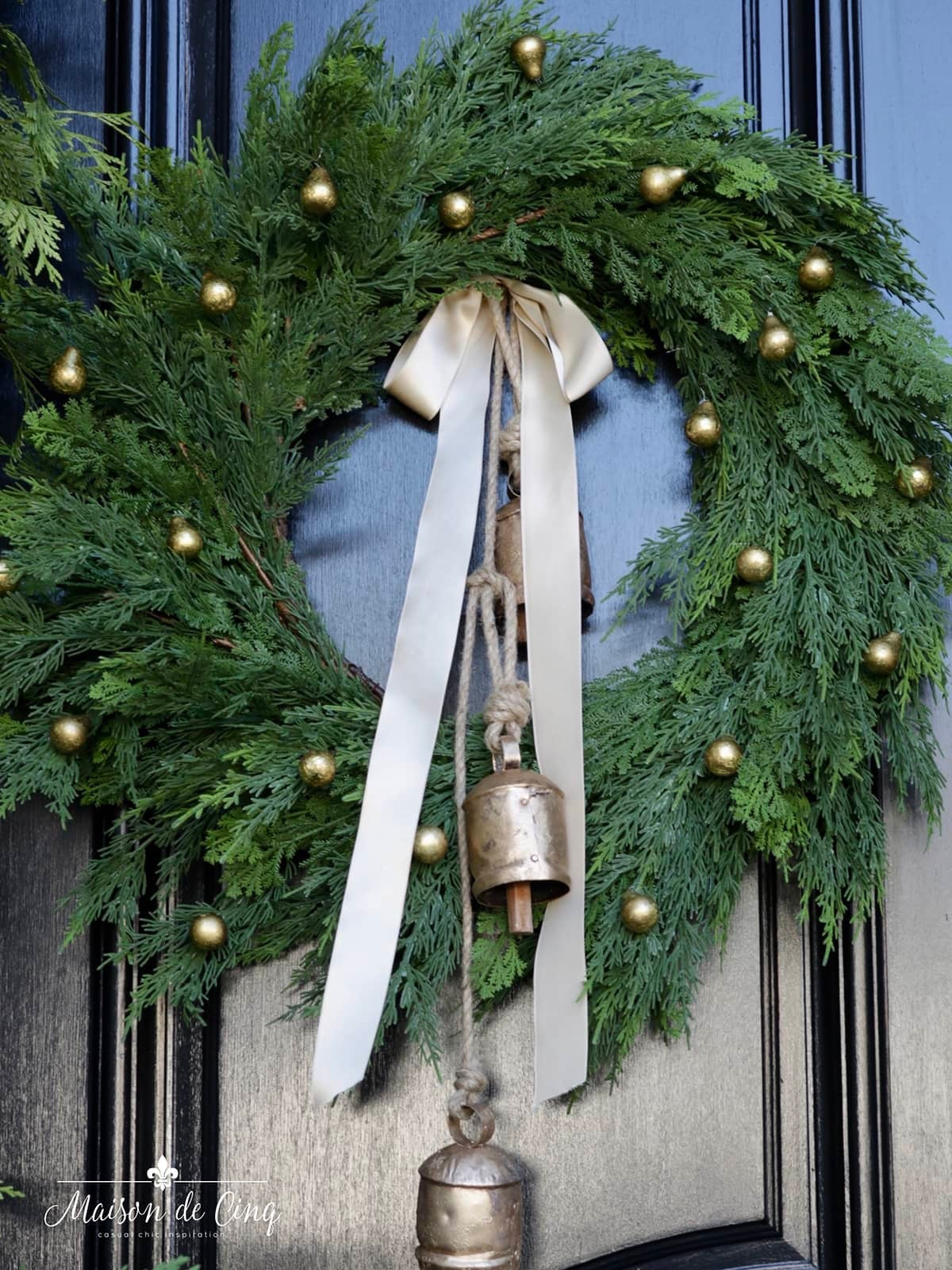 Favorite wreath I LOVE!  You can change up the ribbon or add anything you want - plus it looks real!

Christmas decor, holiday decor 

#LTKHoliday #LTKHome