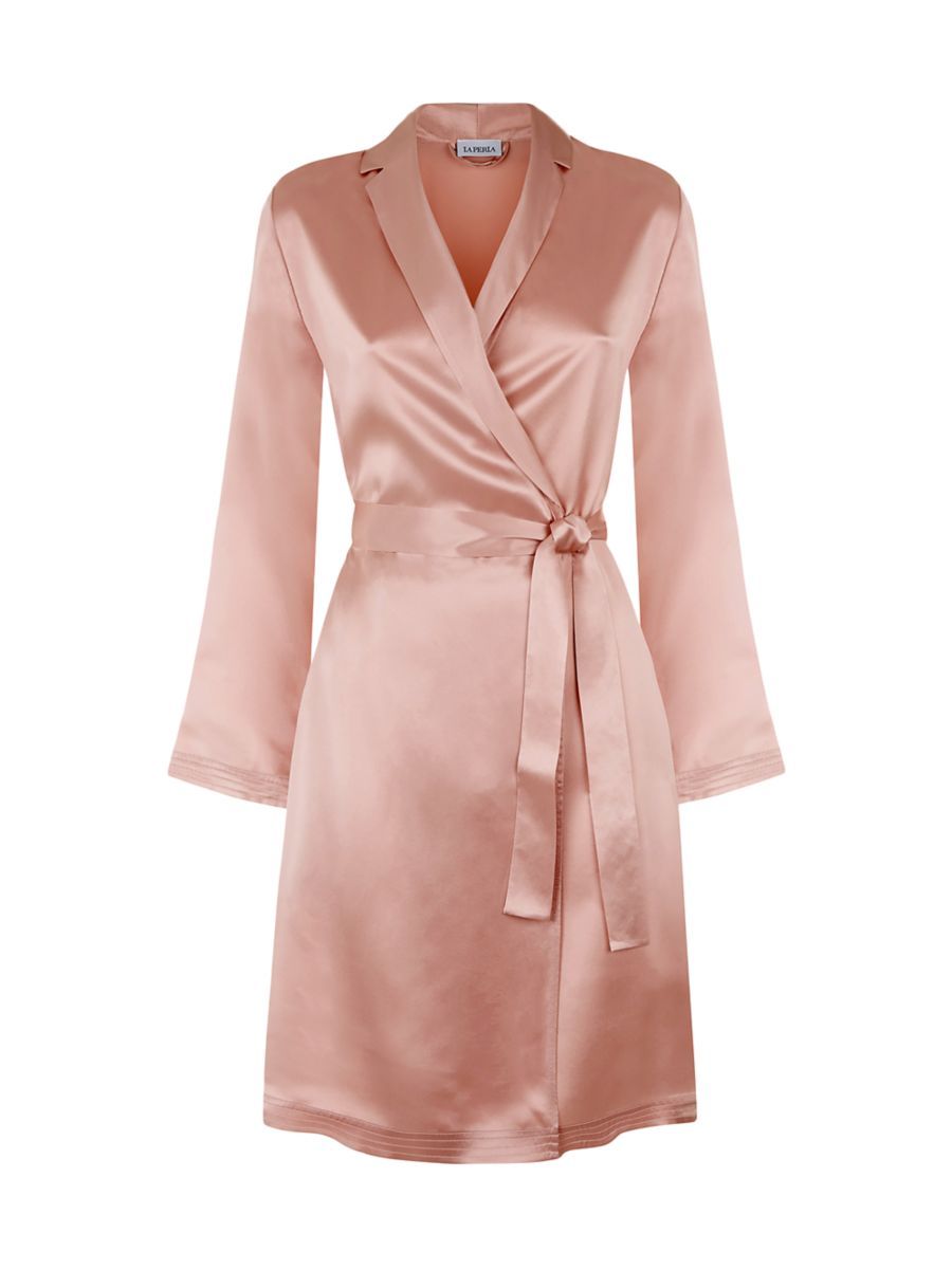 Silk Satin Short Robe | Saks Fifth Avenue