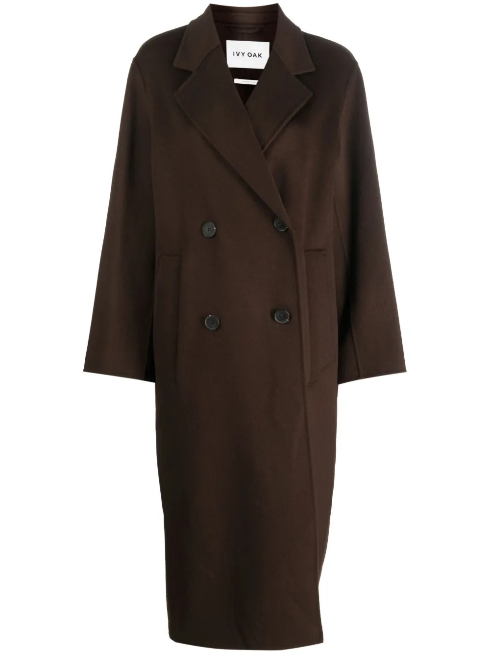 IVY OAK Clara Wool double-breasted Coat - Farfetch | Farfetch Global