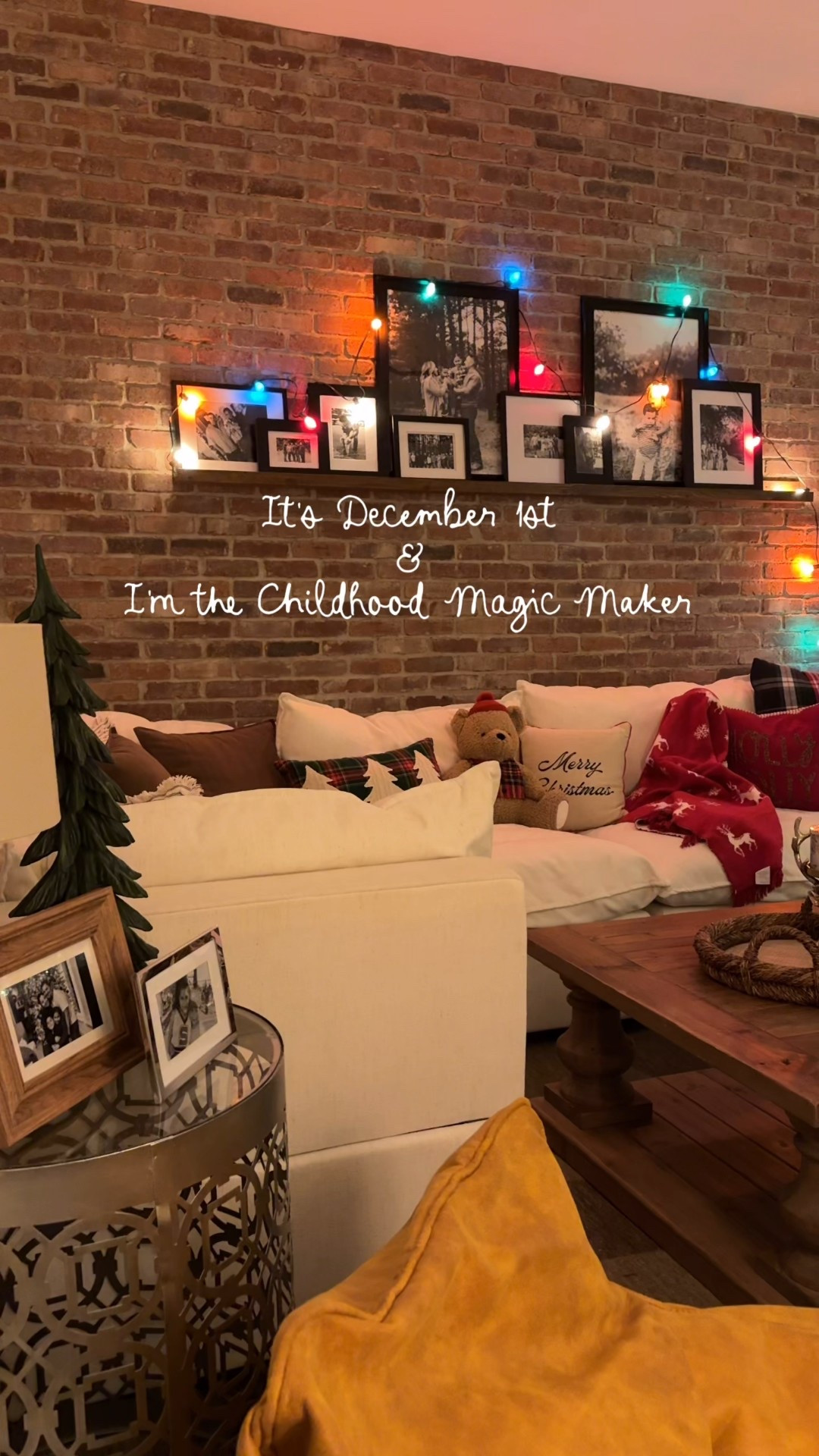 Game room, media room, coffee table, Christmas decorations, Christmas lights, memories, kids space, elf on the shelf, cozy room, train under the tree, nostalgia 

#LTKHoliday #LTKHome #LTKKids