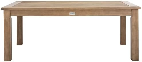SAFAVIEH Couture Outdoor Patio Furniture Collection – Santa Cruz Coffee Table, Natural Eucalypt... | Amazon (US)