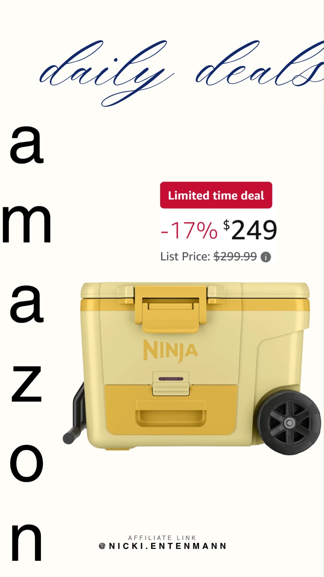 Keep cool anywhere with Ninja FrostVault 45qt Cooler with Wheels. Durable design and easy mobility keep drinks chilled and food fresh, making outdoor adventures and gatherings effortlessly fun every time. #ninja #cooler #frostvault #outdoorliving #campinggear #picnicstyle #tailgating #beachday #shoppinghaul #modernliving 🧊🚚✨
 

 #LTKHome #LTKSaleAlert #LTKTravel