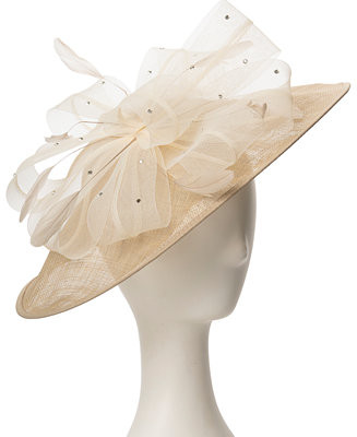 Sinamay Imitation Pearl Fascinator Hat | Macy's
