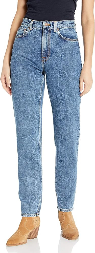 Nudie Jeans Women's Breezy Britt Friendly Blue | Amazon (US)