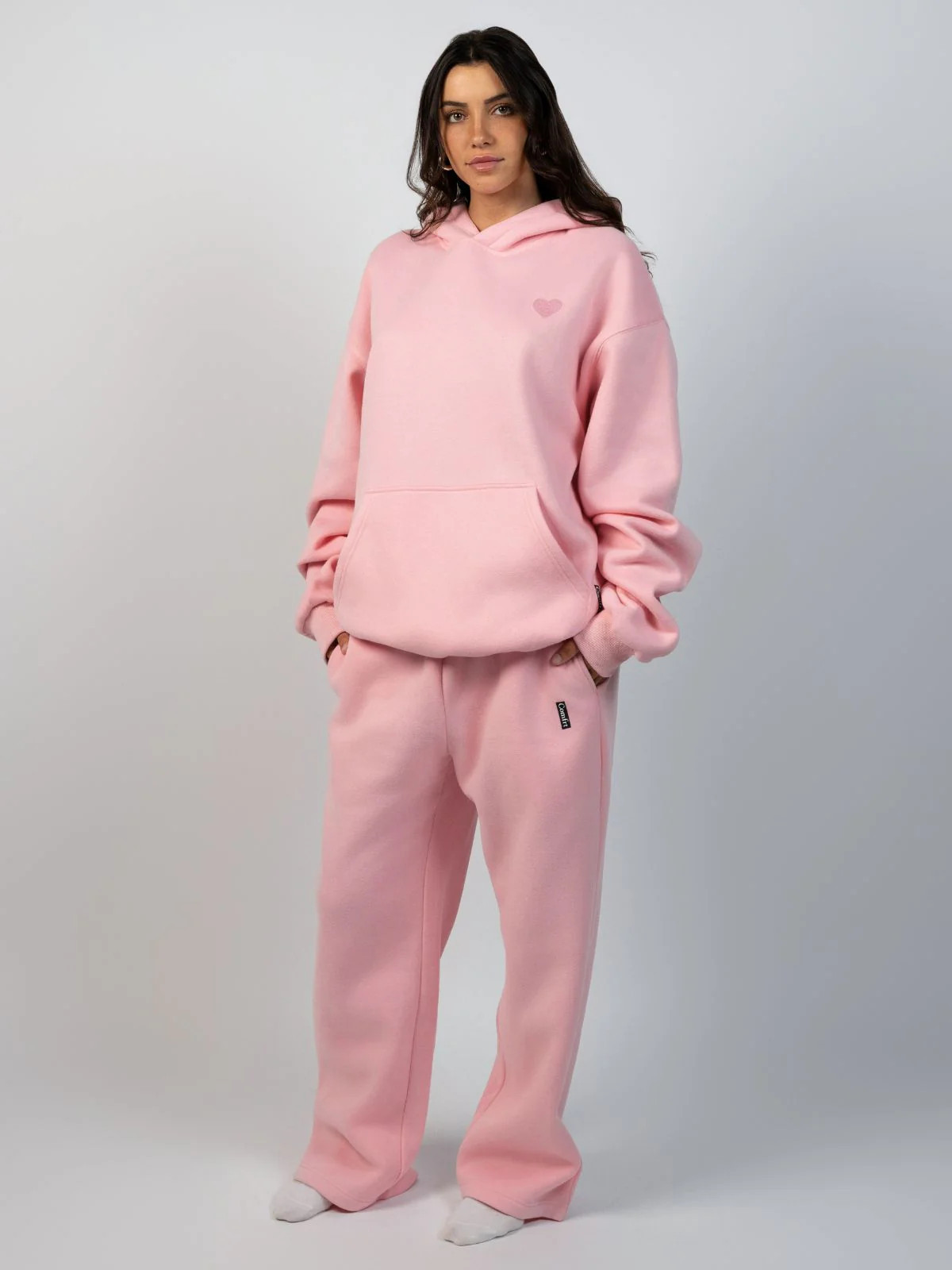 Comfrt Love Straight Leg Sweatpants | Petal | Pink | M | Medium | Comfrt
