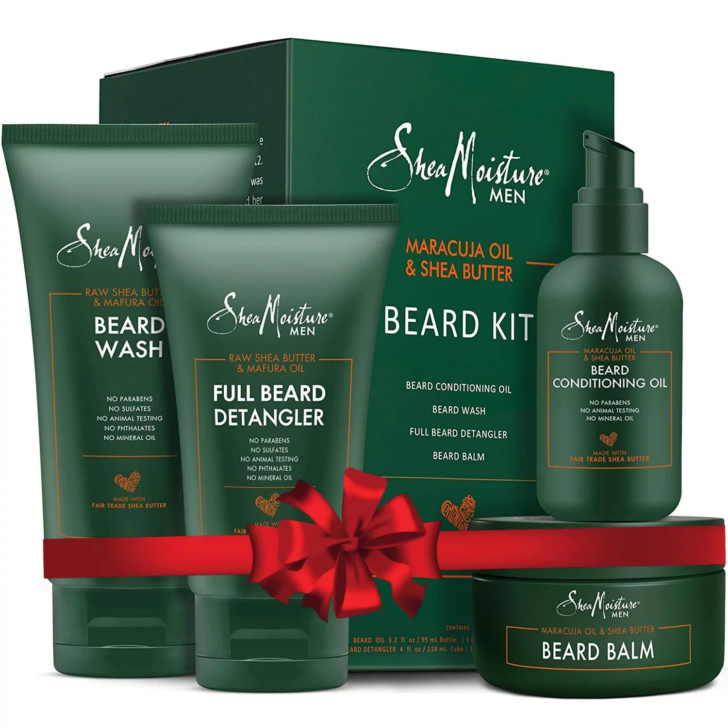 SheaMoisture Complete Beard Styling Set - Maracuja & Shea Oils - Conditioning Oil, Balm, Detangle... | Walmart (US)