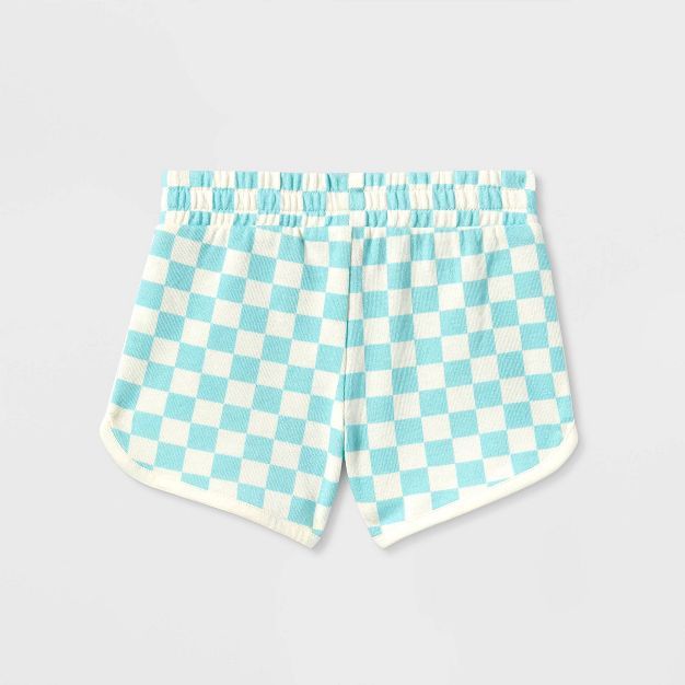 Grayson Mini Toddler Girls' French Terry Pull-On Shorts - Blue | Target