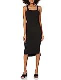 Amazon.com: The Drop Women's Amelia Square Neck Strappy Bodycon Midi Tank Dress Dress, Black, S :... | Amazon (US)