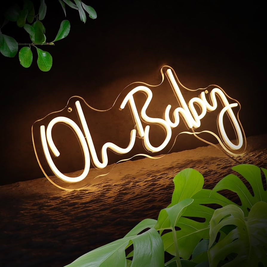 Oh Baby Neon Sign for Backdrop Wall Decor LED Neon Lights for Baby Shower Decorations Boy and Gir... | Amazon (US)