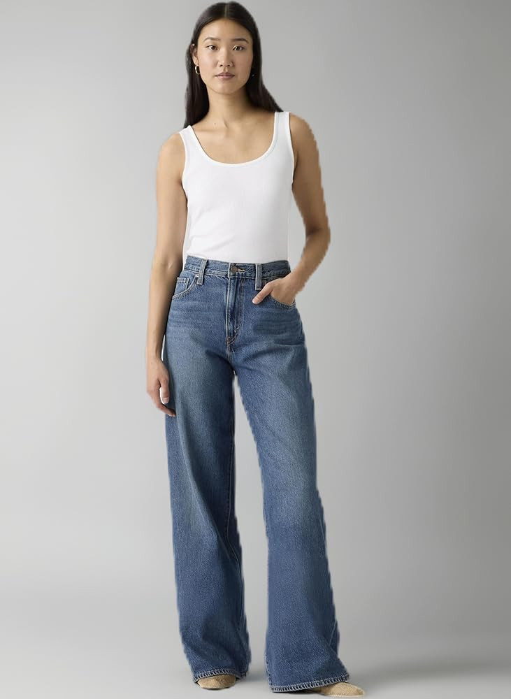 Levi's Women's Jeans Cinch Wide Leg High Rise, Relaxed Fit | Amazon (UK)