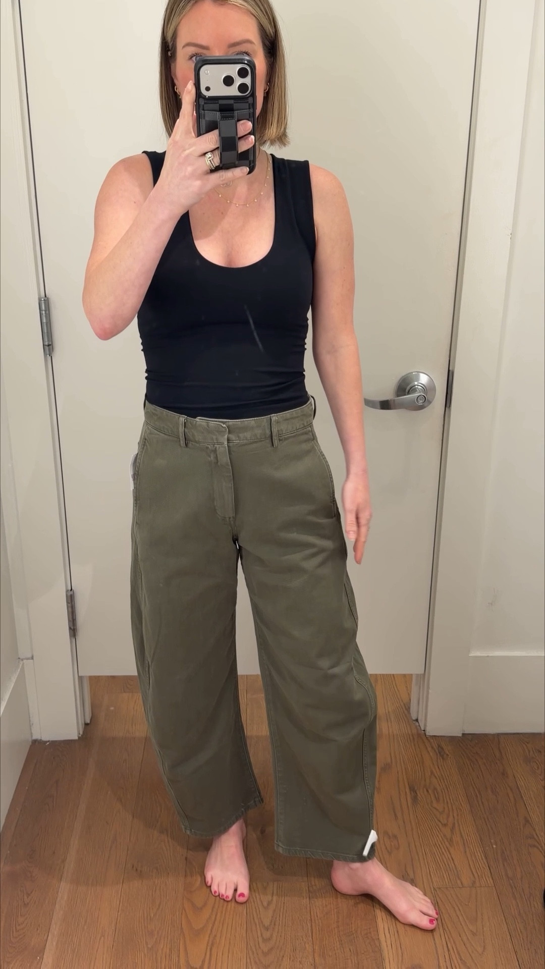 On sale for $35 today. So comfortable. I’m in a size 4 (usually between 4 and 6) They’re a little loose like most barrel jeans. 

#LTKSpringSale #LTKOver40 #LTKSeasonal