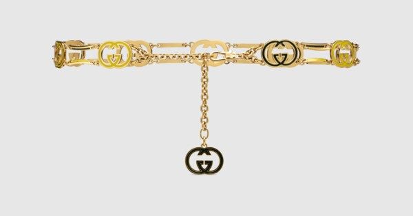 Gucci Chain belt with Interlocking G | Gucci (US)