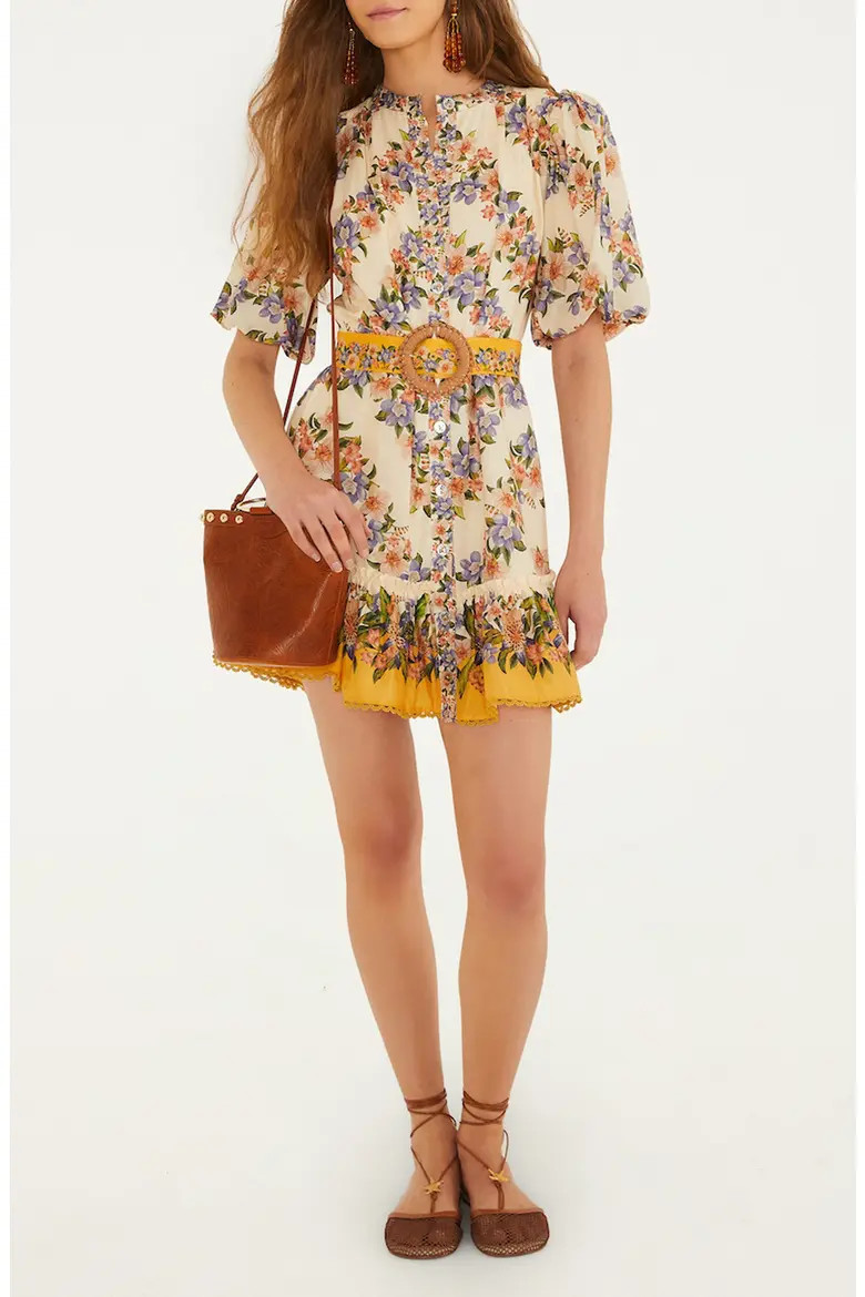 Hilo Stripes & Sand Belted Minidress (Women) | Nordstrom | Nordstrom
