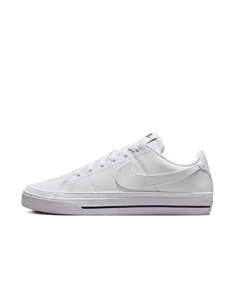 Amazon.com | Nike Women's Court Legacy Sneaker, White/White/Black/Volt, 8 | Fashion Sneakers | Amazon (US)