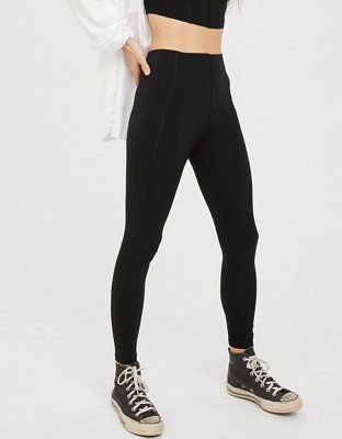 OFFLINE By Aerie Real Me Xtra Hold Up! Pocket Legging | American Eagle Outfitters (US & CA)