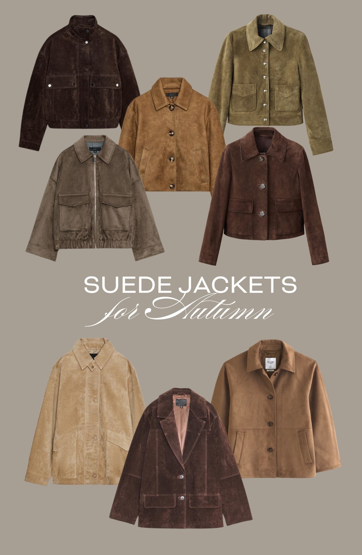 Suede jackets for autumn 🍂 

#LTKuk #LTKautumn