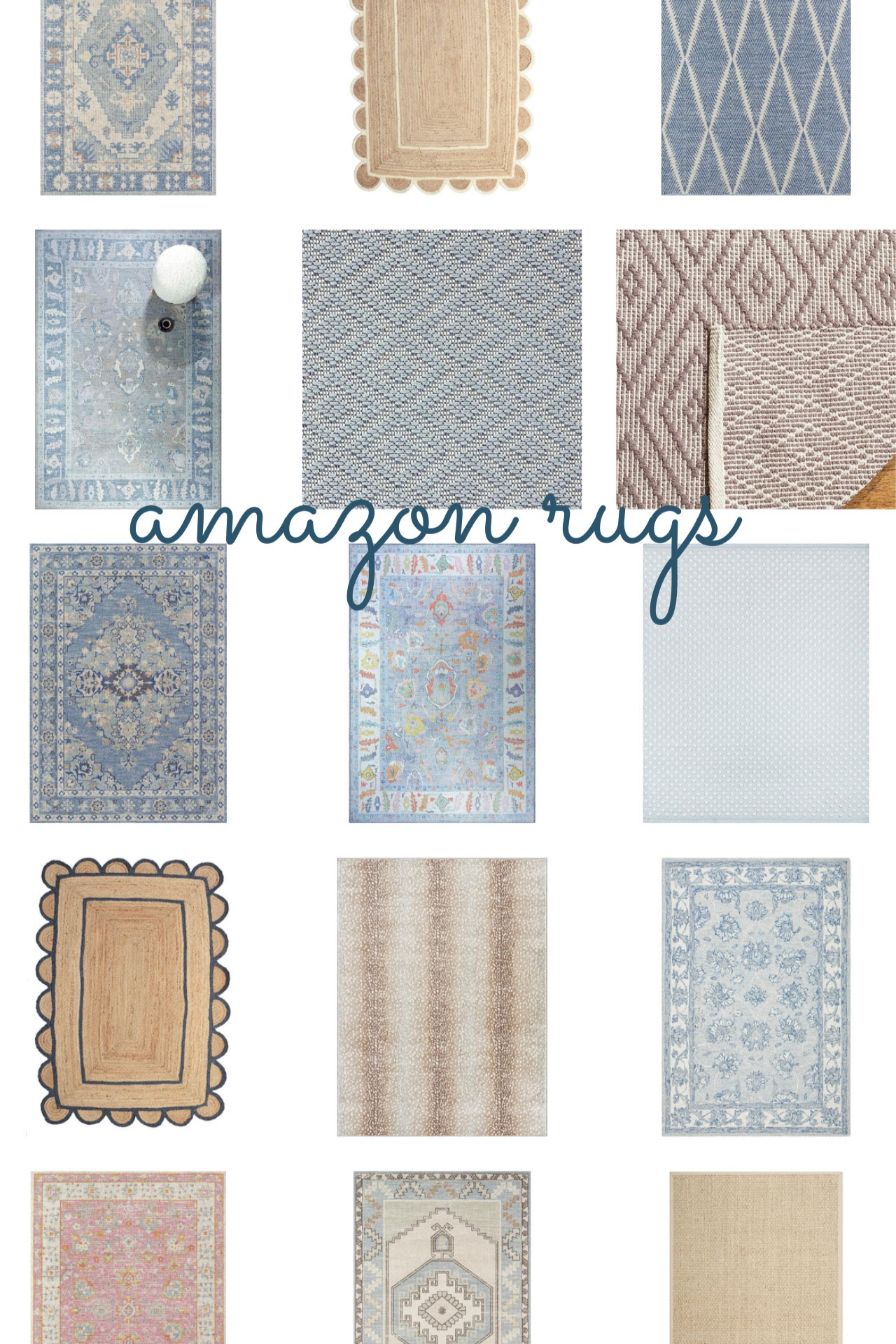 Rugs on sale, Amazon find, preppy, grandmillennial, blue and white, scallops 

#LTKhome #LTKunder100 #LTKsalealert