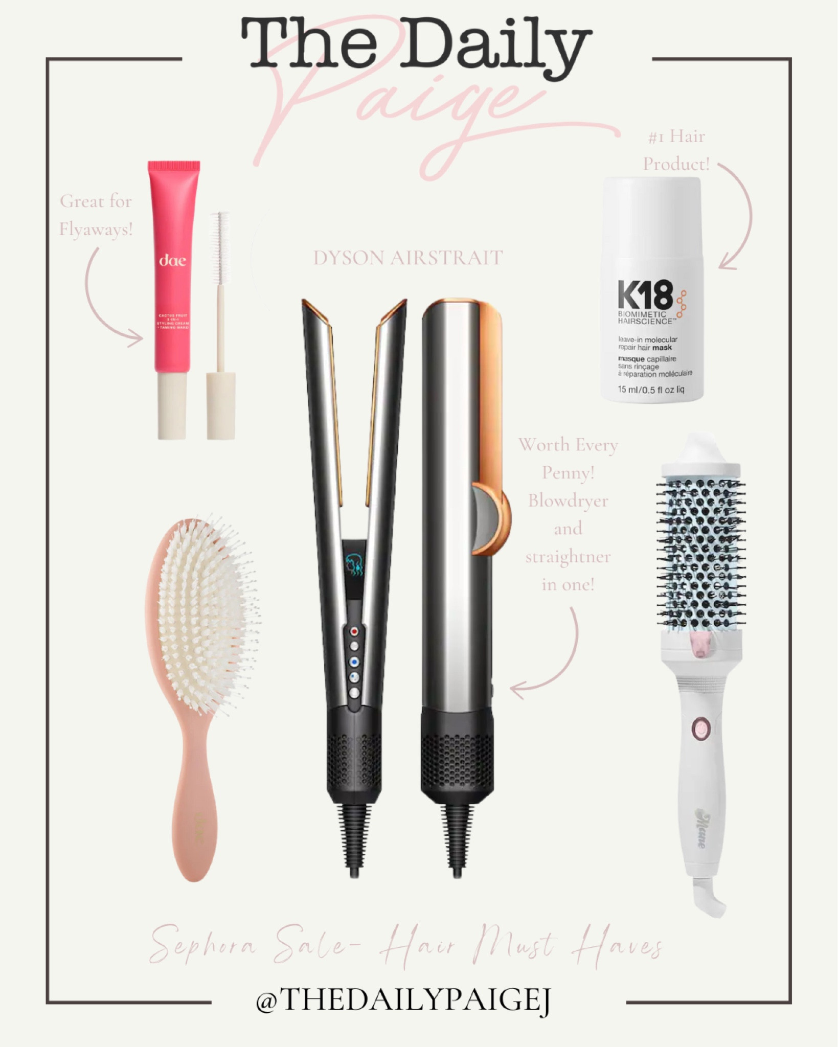 The Sephora sale is open to insiders today! Take 10% off your Sephora purchases today like these great hair buys from the K8 hair mask or the mane hair brush. If you’re looking for a great holiday gift, the Dyson airstrait is a great option and almost $50 off. 

Sephora sale picks, Christmas gift ideas, best hair dryers, beauty finds from Sephora, hair finds for Sephora 

#LTKBeauty #LTKHoliday #LTKSaleAlert