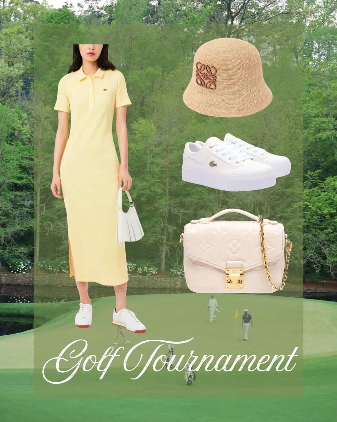Lacoste Louis Vuitton golf tournament the masters outfits sporty 

#LTKootd #LTKSeasonal