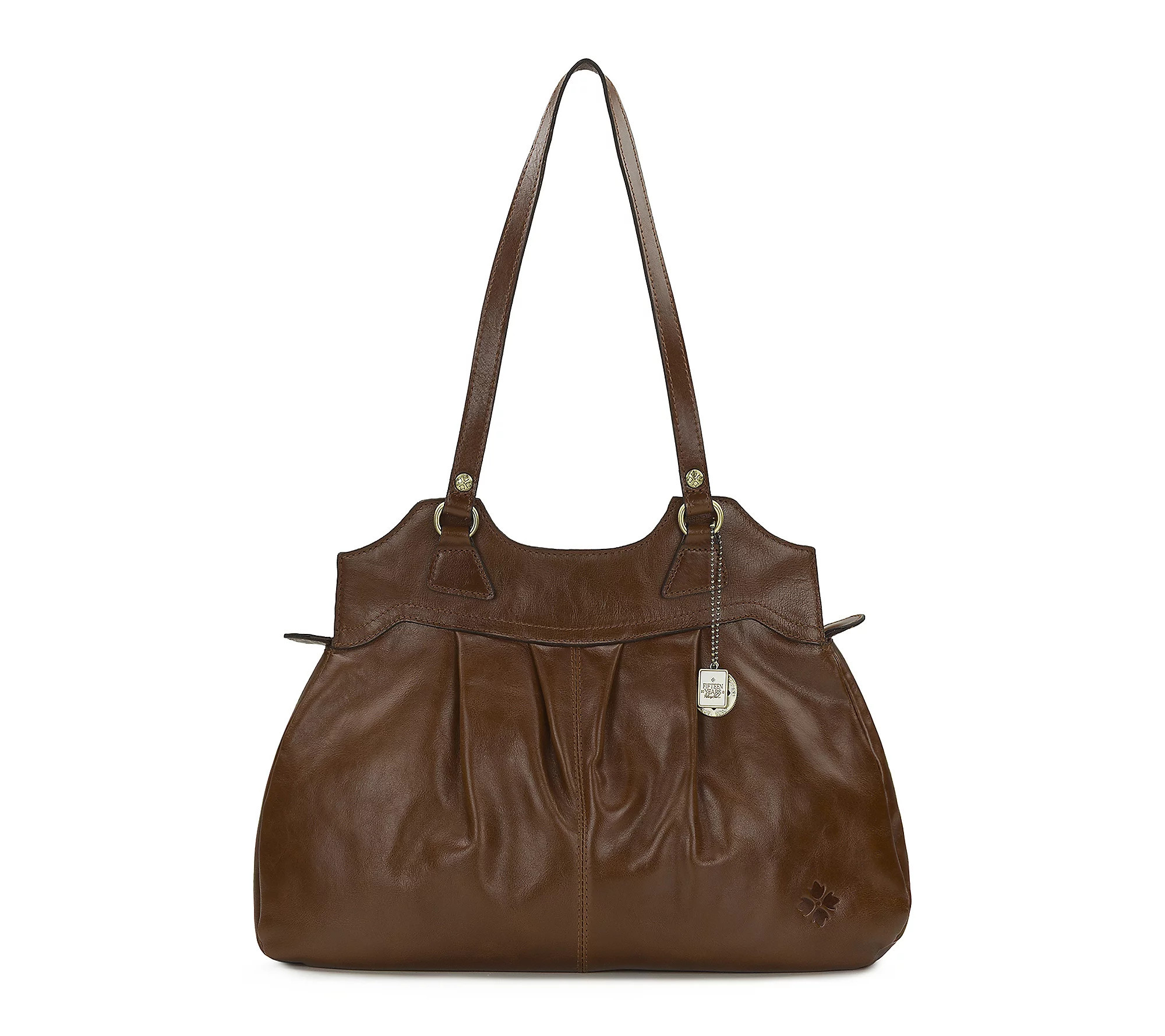 Patricia Nash Napoli Satchel Anniversary - Vint age Distressed | QVC