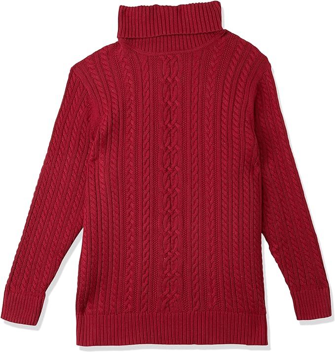 Amazon Essentials Women's Fisherman Cable Turtleneck Sweater (Available in Plus Size) | Amazon (US)