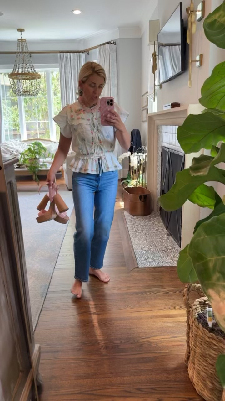 Ok…I have that Shopbop event tomorrow night with Levi’s and I need your help to find a cute top!! The details are so beautiful on this one! 
 This is option #1. ￼
Top - small
Jeans - 26

*Use my code Mixandmatchmadness on Loopy



#LTKstorytime #LTKdayinmylife #LTKmomlife