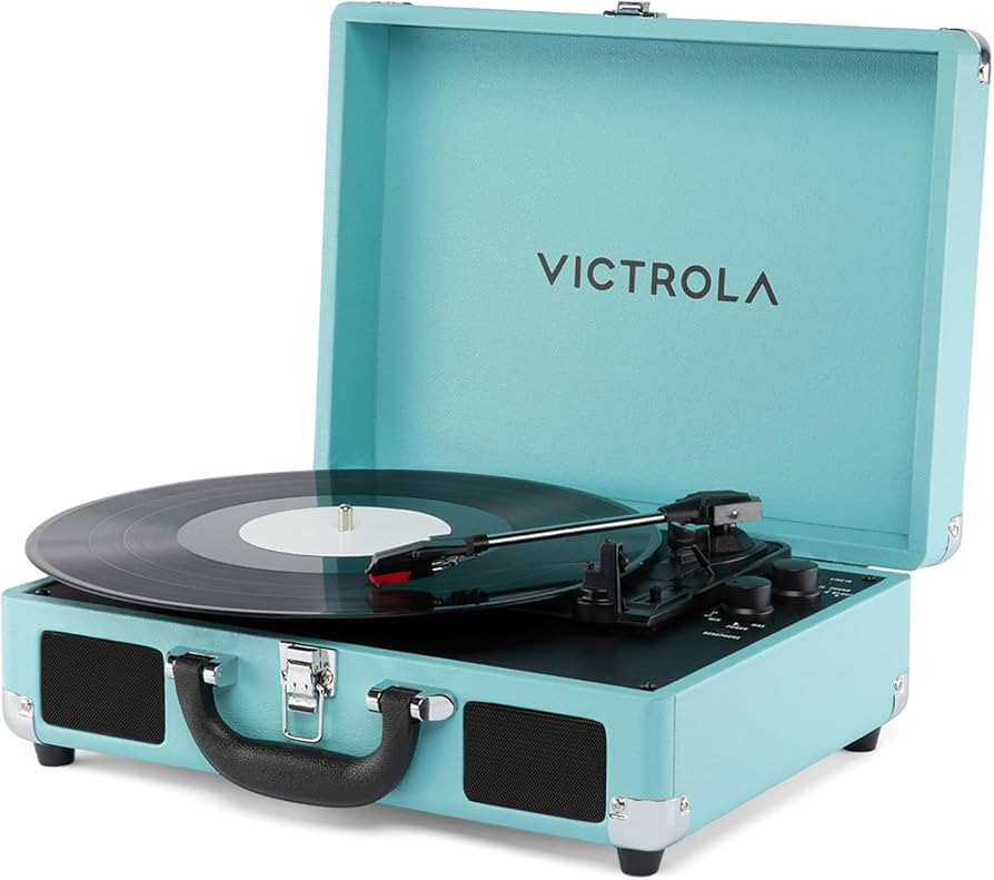 Victrola Journey II (2025 Model) – Bluetooth Suitcase Record Player – Built-in Stereo Speaker... | Amazon (US)