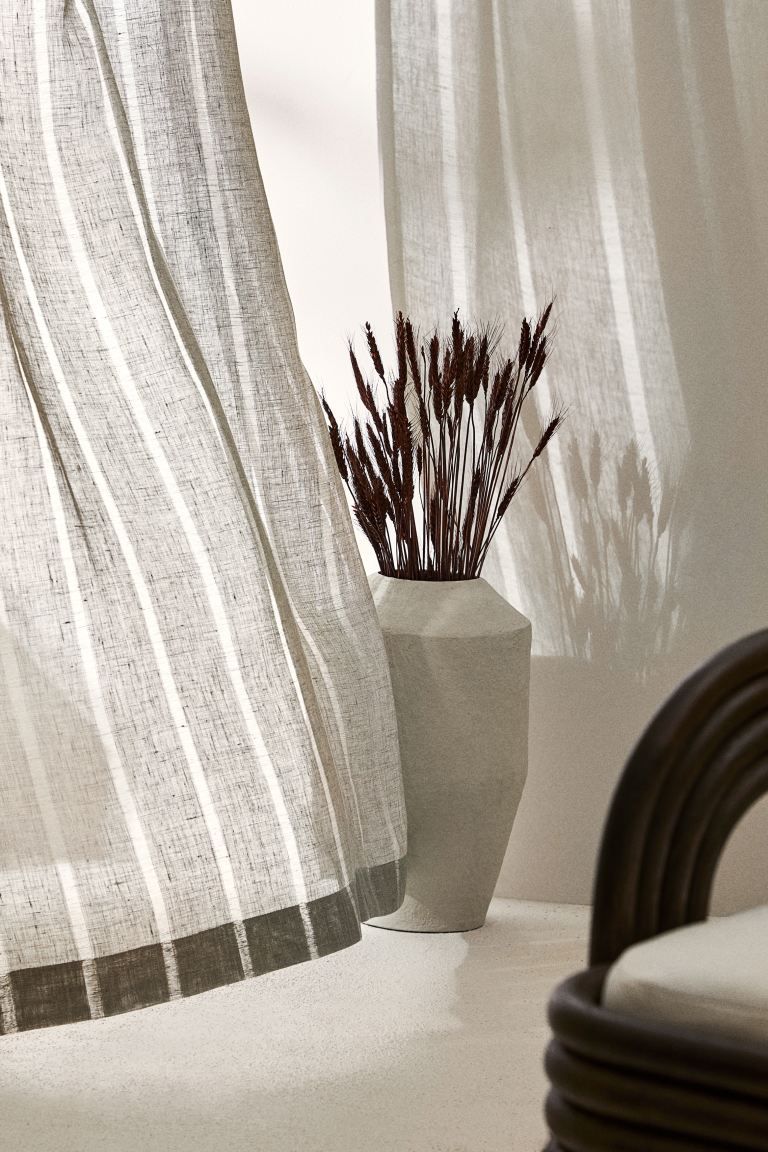 Large Papier-maché Vase - Light beige - Home All | H&M US | H&M (US + CA)