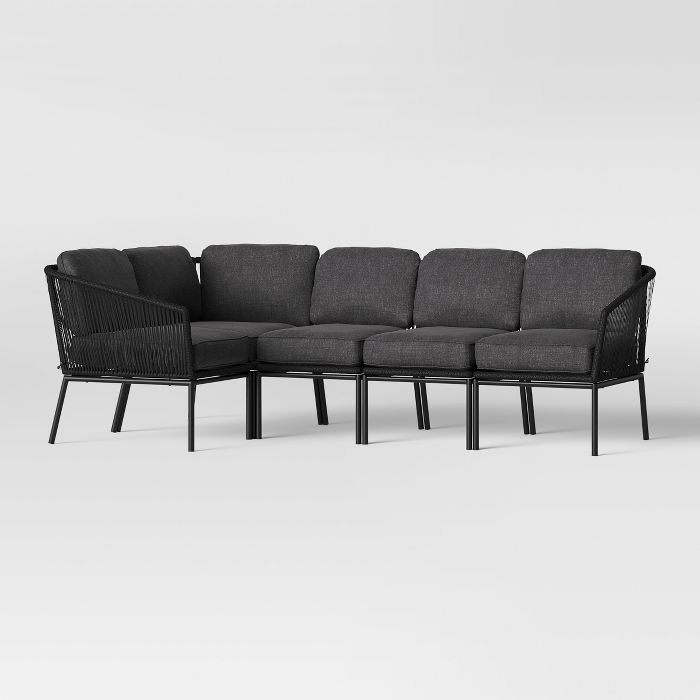 Standish Patio Sectional Charcoal - Project 62™ | Target