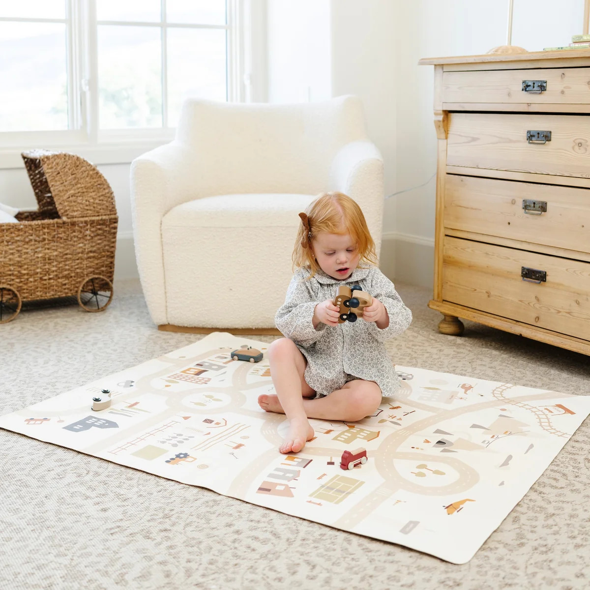 Gathre Mini+ Square Playmat | All Purpose Playroom Mat | Gathre