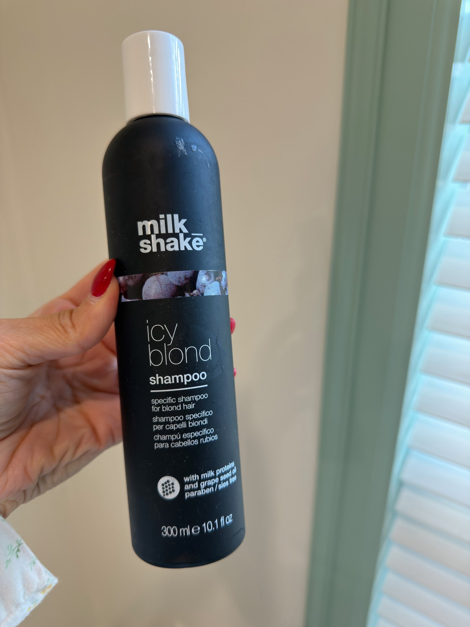 If you love a white blonde, use this once a week 