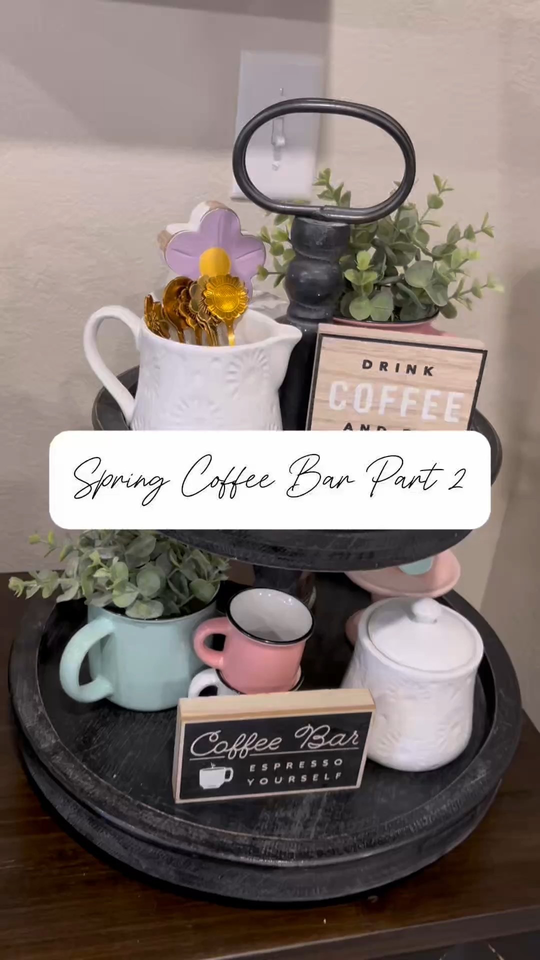 Spring coffee bar part 2 featuring my coffee bar essentials and decor. 🌷 #coffeebar #springdecor

#LTKHome #LTKStyleTip