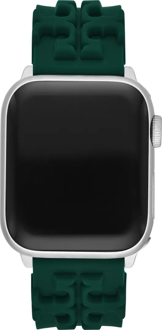 Tory Burch Silicone Apple Watch® Band, 38mm/40mm | Nordstrom | Nordstrom