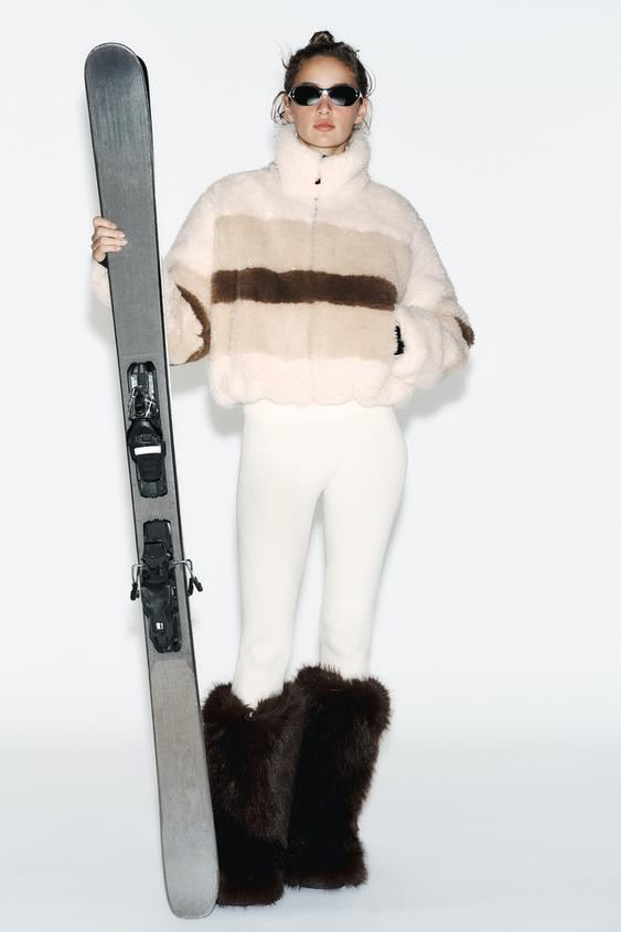 FAUX FUR BOOTS SKI COLLECTION | Zara UK