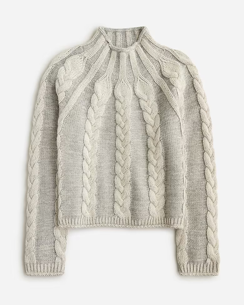 Collection cashmere cable-knit Rollneck™ sweater | J. Crew US