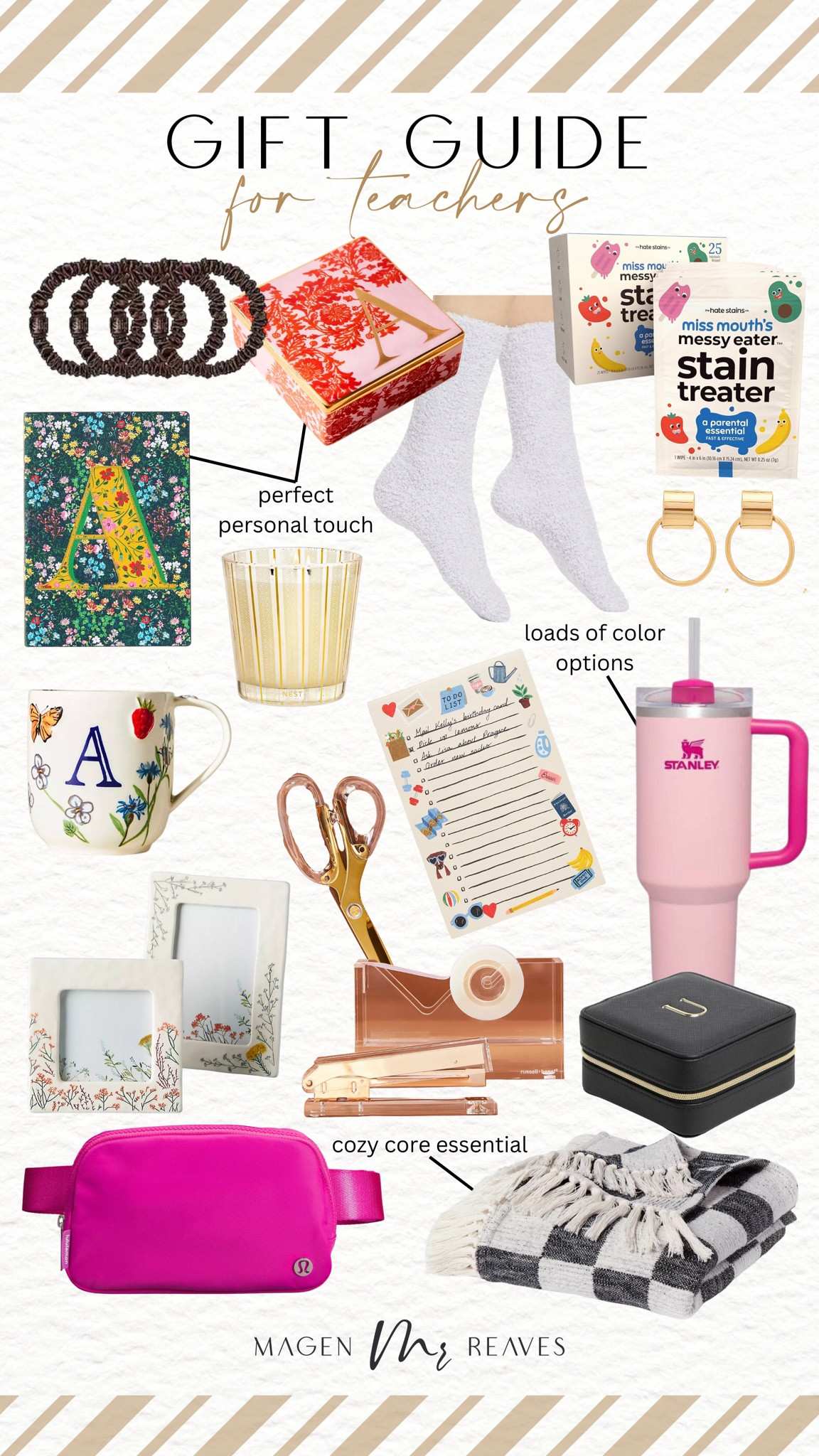 Gift guide for teachers!

Teacher gifts - stationary gifts - personalized gifts - gift idea for teachers 

#LTKGiftGuide #LTKHoliday #LTKhome