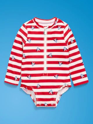 Old Navy x Disney Minnie Mouse Rashguard Swim One-Piece for Baby | Old Navy (US)