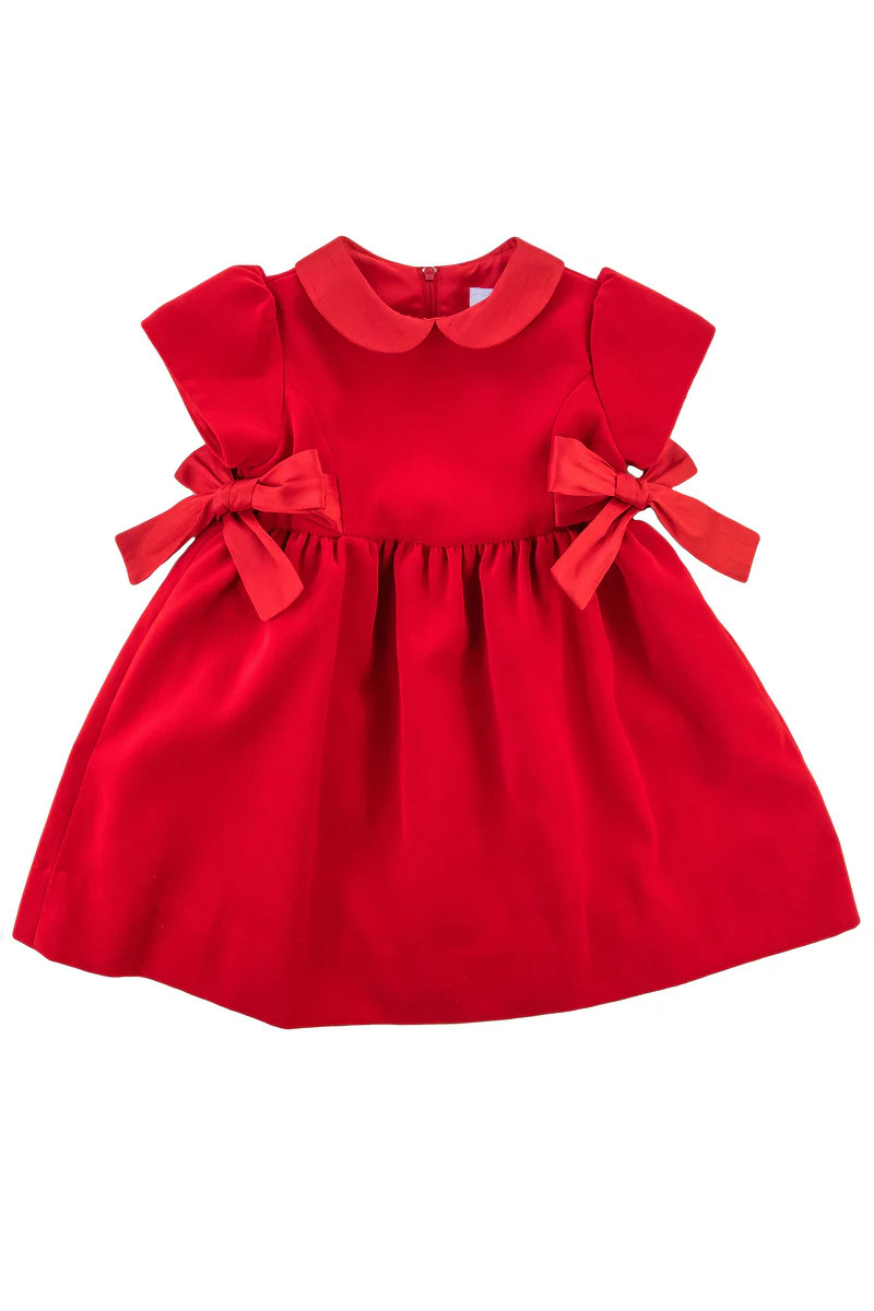 Velvet Dress With Side Bows | Florence Eiseman