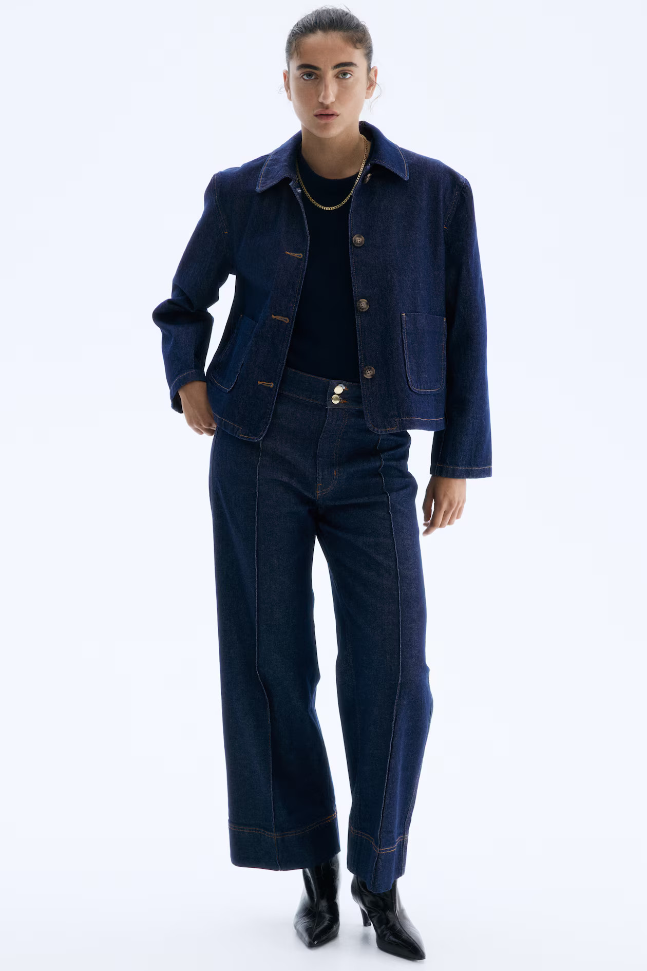 Collared twill jacket | H&M (UK, MY, IN, SG, PH, TW, HK)