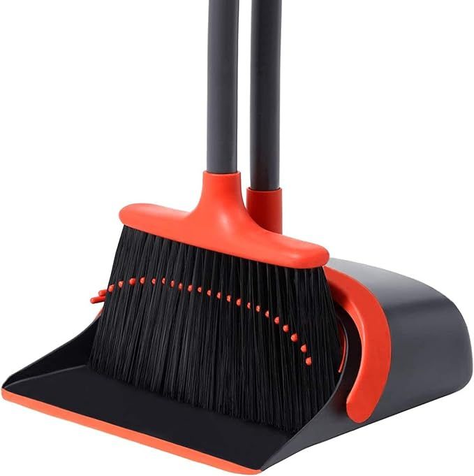 Broom and Dustpan Set for Home, Dustpan and Broom Set, Broom and Dustpan Combo for Office Home Ki... | Amazon (US)
