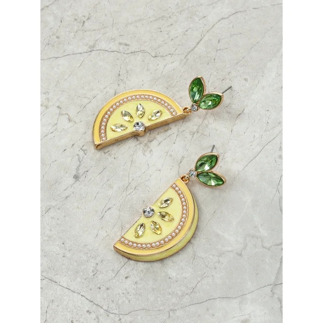 Packed Party Lemon Squeeze Earrings, 1 Pair - Walmart.com | Walmart (US)