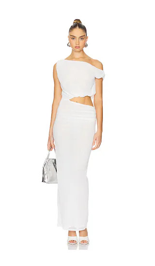 Jordyn Maxi Dress in Ivory | Revolve Clothing (Global)