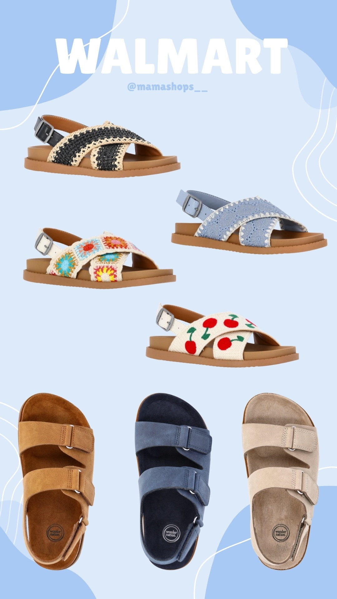 More Wonder Nation finds at Walmart, girls and boys sandals! ☀️👦🏻👧🏻

Check them out on the links here💕🔗

#LTKKids #LTKSeasonal #LTKTravel