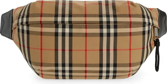 Burberry Medium Sonny Check Canvas Belt Bag | Nordstrom | Nordstrom