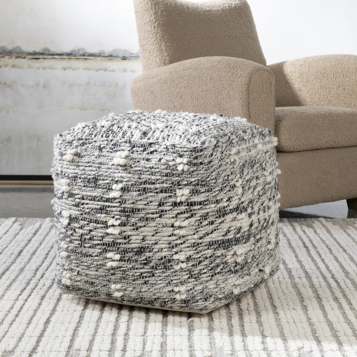 Geraldine Upholstered Pouf | Wayfair North America