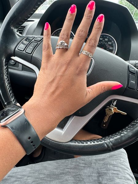 Pink nails | mama ring | nails | rings gold ring 

#LTKstyletip #LTKbeauty #LTKfindsunder50