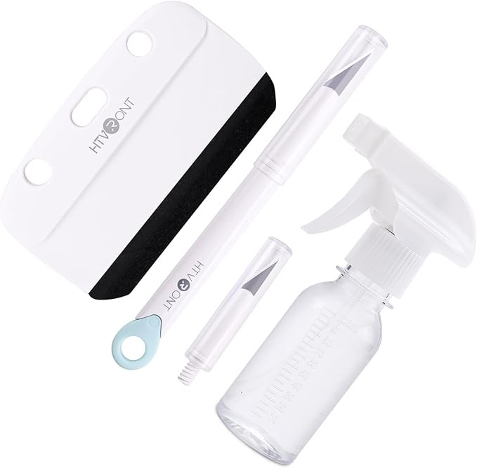 HTVRONT Window Film Kit - 4 Pcs Window Privacy Film Installation Tools, Easy to Apply Glass & Car... | Amazon (US)