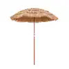 AHIOU HOME 6-ft Natural Push-button Tilt Market Patio Umbrella | Lowe's