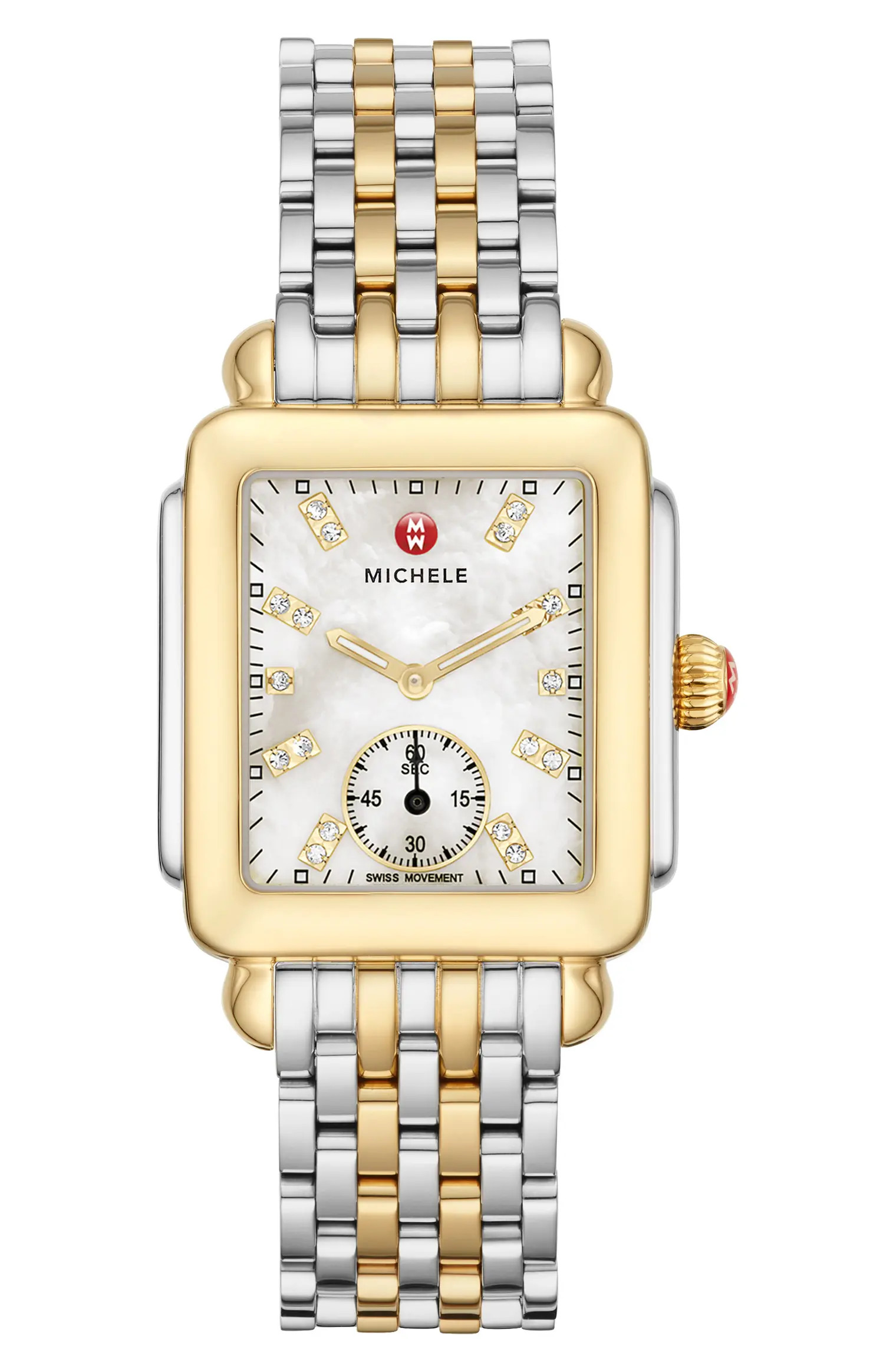 Deco Mid Diamond Dial Watch Head & Bracelet, 29mm | Nordstrom