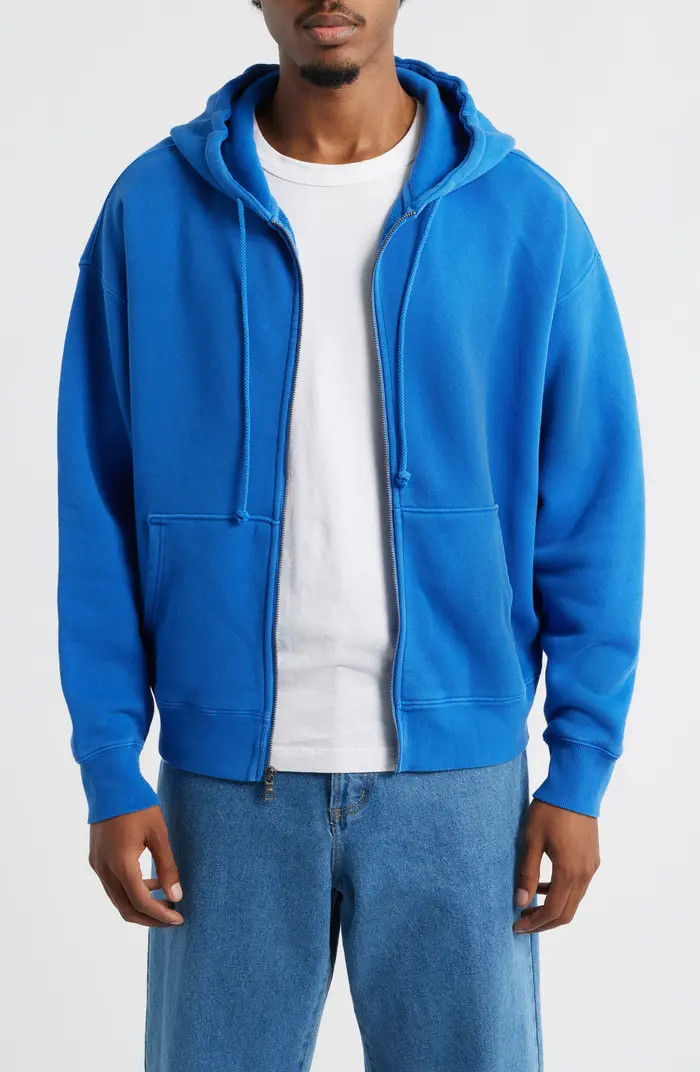 Core Oversize Terry Full Zip Hoodie | Nordstrom